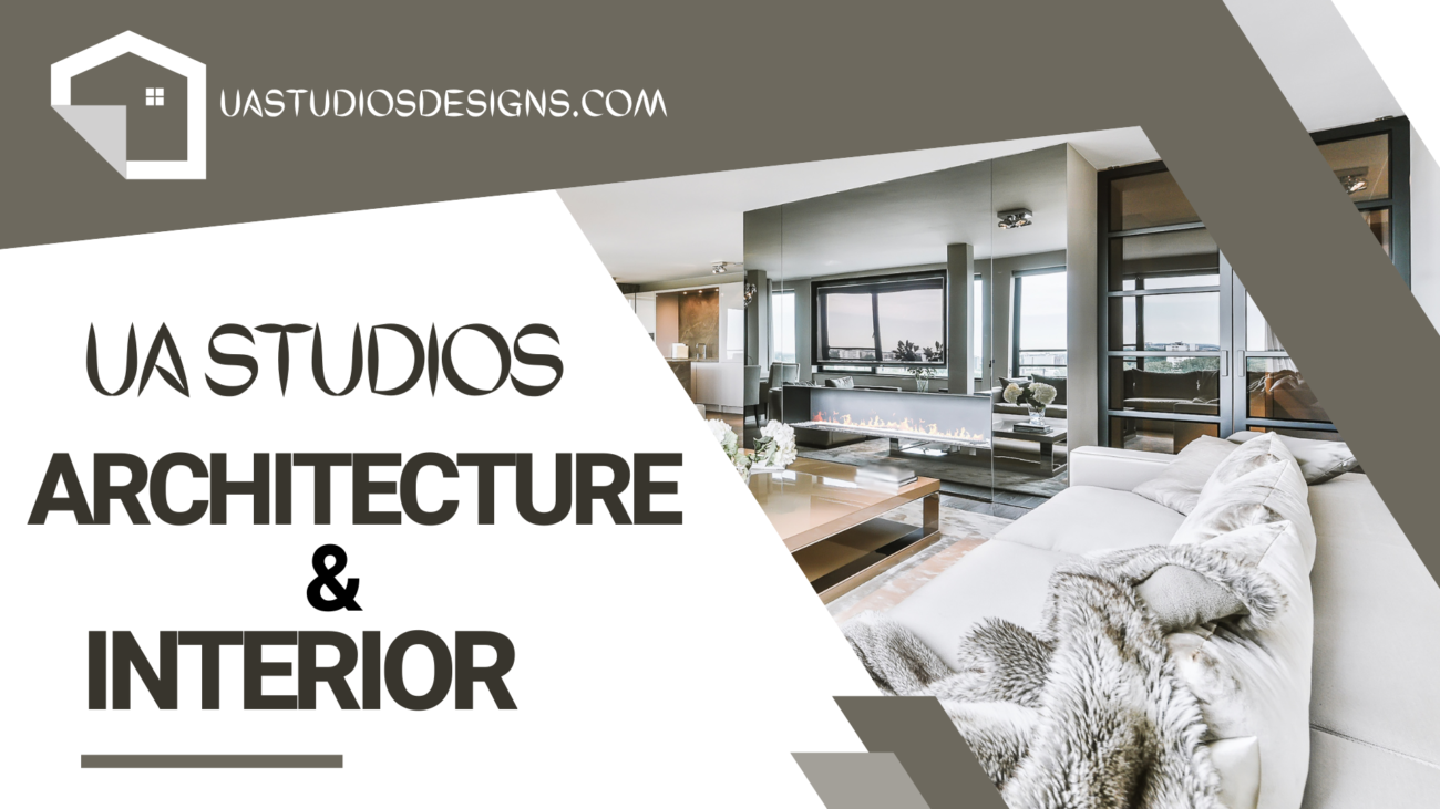 Text of UA Studios is mentioned on the image. UA STudios is the best interior and architectural firm in Islamabad